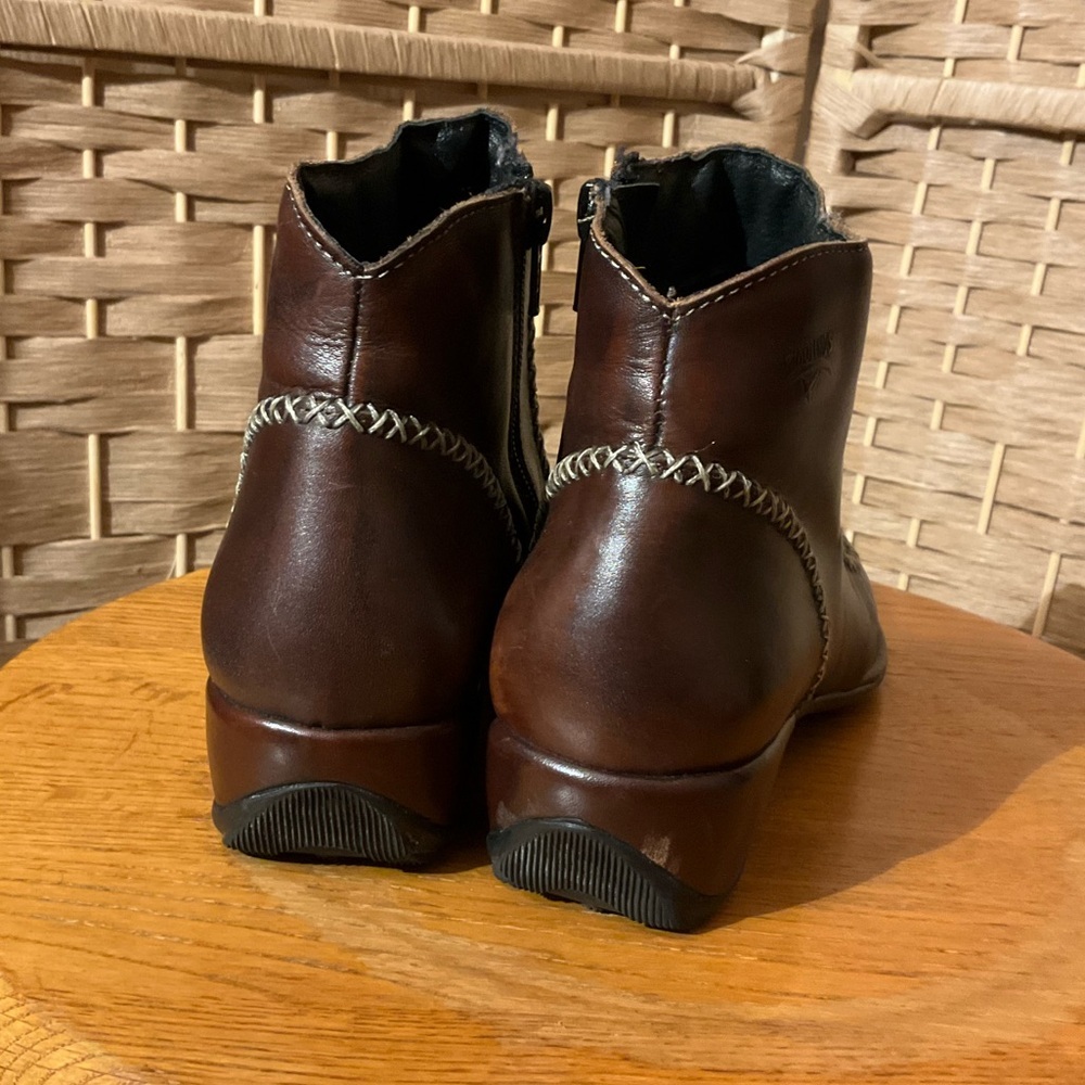 Pikolinos Leather Stitched Ankle Boots - Picture 3 of 12
